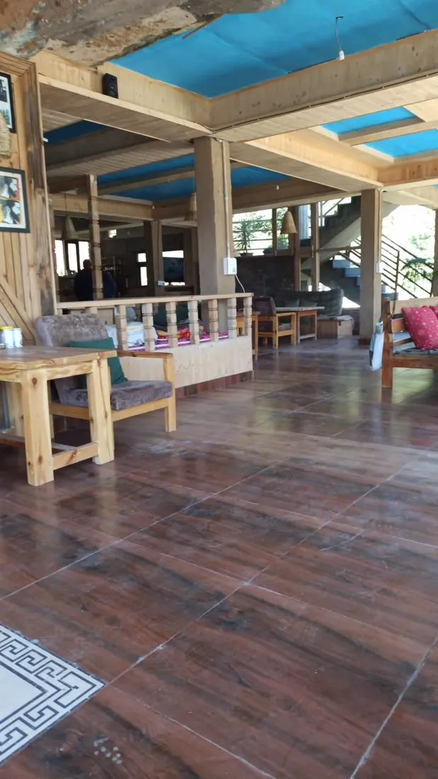 A seat up here at Rocky’s Café, Old Manali
