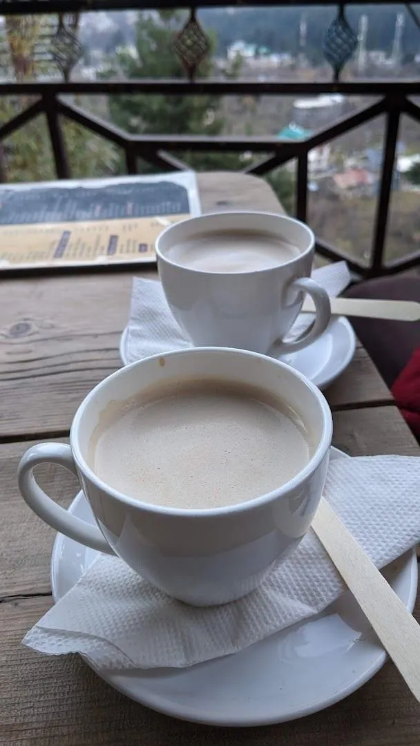 Coffee with a view at Rocky’s Café, Old Manali